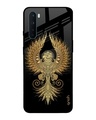 Shop Mythical Phoenix Art Printed Premium Glass Cover For OnePlus Nord (Impact Resistant, Matte Finish)-Front