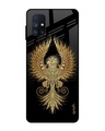 Shop Mythical Phoenix Art Printed Premium Glass Cover For Samsung Galaxy M51(Impact Resistant-Front
