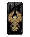 Shop Mythical Phoenix Art Printed Premium Glass Cover For Xiaomi Redmi Note 8 (Matte Finish)-Front