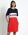 Shop N.O.P.E Color Block Dress-Front