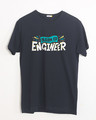 Shop Naam Ka Engineer Half Sleeve T-Shirt-Front