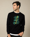 Shop Nahi Sudhrenge Fleece Light Sweatshirt-Front