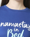 Shop Namaste in bed Lounge All Over Printed Half Sleeves T-Shirt