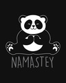 Shop Namastey Basic Round Hem T-Shirt