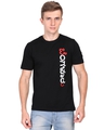Shop Unisex Black Bengaluru Logo Kannada Print Cotton T-shirt-Front