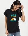 Shop NAP Attack Boyfriend T-Shirt-Front
