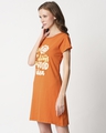Shop Nap Is Good Printed Night T-Shirt Dress-Design