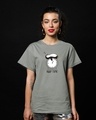 Shop Nap Penguin Boyfriend T-Shirt-Front