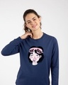 Shop Nap Queen Fleece Light Sweatshirts-Front