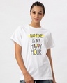 Shop Nap Time Happy Hour Boyfriend T-Shirt-Front
