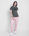 Shop Napqueen Kitty Boyfriend T-Shirt Nimbus Grey-Full