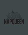 Shop Napqueen Kitty Half Sleeve T-Shirt Nimbus Grey-Full