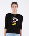 Shop Nariyal Pani Mickey Round Neck 3/4th Sleeve T-Shirt (DL)-Front