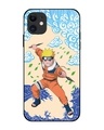 Shop Naruto Wave Premium Glass Cover for Apple iPhone 12-Front