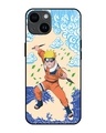 Shop Naruto Wave Premium Glass Cover for Apple iPhone 14-Front