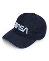 Shop Unisex Blue NASA Insignia Baseball Cap-Full