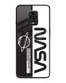 Shop Nasa Premium Glass Cover for Redmi Note 9 Pro Max-Front