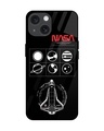 Shop NASA Spacecraft Premium Glass Cover for Apple iPhone 15-Front