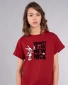 Shop Naughty Is The New Nice Boyfriend T-Shirt (LTL)-Front
