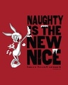 Shop Naughty Is The New Nice Boyfriend T-Shirt (LTL)-Full