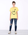 Shop Naughty Smiley Boyfriend T-Shirt-Design