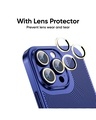 Shop Navy Blue Camera Protection Case for Apple iPhone 15 Pro Max-Design