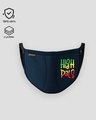 Shop Navy Blue HighPals Everyday Protective Mask-Front