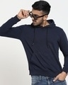 Shop Men's Blue Hoodies-Front