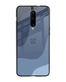 Shop Navy Blue Ombre Premium Glass Case for OnePlus 7 Pro (Shock Proof, Scratch Resistant)-Front