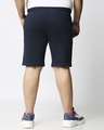 Shop Men's Navy Blue Plus Size Casual Shorts-Design