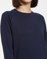 Shop Women's Navy Blue Plus Size Sweatshirt