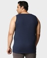 Shop Men's Navy Blue Plus Size Vest-Full