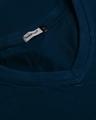 Shop Navy Blue V Neck Half Sleeve T-Shirt