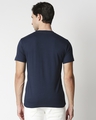 Shop Navy Blue V-Neck T-Shirt-Full