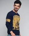 Shop Navy Graphic Full Sleeves T-Shirt-Design