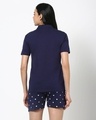 Shop Women's Blue Printed Plus Size Shirt & Shorts Set-Design