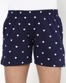Shop Women's Blue Printed Plus Size Shirt & Shorts Set