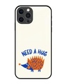 Shop Need A Hug Premium Glass Cover for Apple iPhone 12 Pro-Front