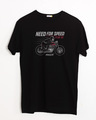 Shop Need For Speed Half Sleeve T-Shirt-Front