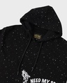 Shop Need My Space Black Hoodie Sweatshirt