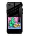 Shop Needy Alien Premium Glass Case for Apple iPhone SE 2020 (Shock Proof, Scratch Resistant)-Front