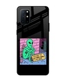 Shop Needy Alien Premium Glass Case for OnePlus 8T (Shock Proof, Scratch Resistant)-Front