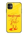 Shop Negroni Premium Glass Cover for Apple iPhone 12-Front