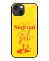 Shop Negroni Premium Glass Cover for Apple iPhone 15-Front