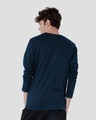 Shop Neon Chill Vibes Full Sleeve T-Shirt Navy Blue-Design
