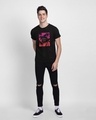 Shop Neon Chill Vibes Half Sleeve T-Shirt Black-Design