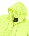 Shop Women's Neon Green Relaxed Fit Puffer Jacket