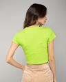 Shop Neon Green Crop Top T-Shirt-Design