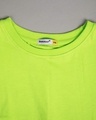 Shop Neon Green Crop Top T-Shirt