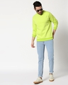 Shop Men's Neon Green Sweater-Full